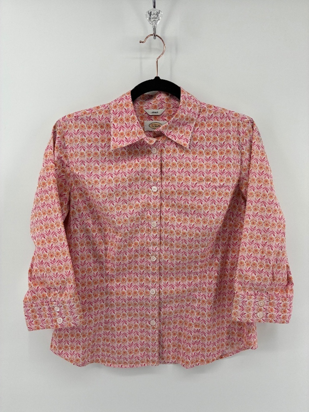 Stretchy Talbots Button Up Blouse